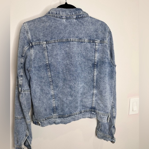 Free People Rumors Blue Jean Jacket - Picture 11 of 14